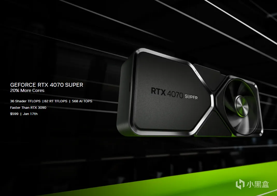 英伟达正式发布GeForce RTX 40 SUPER系列，以及大波新技术