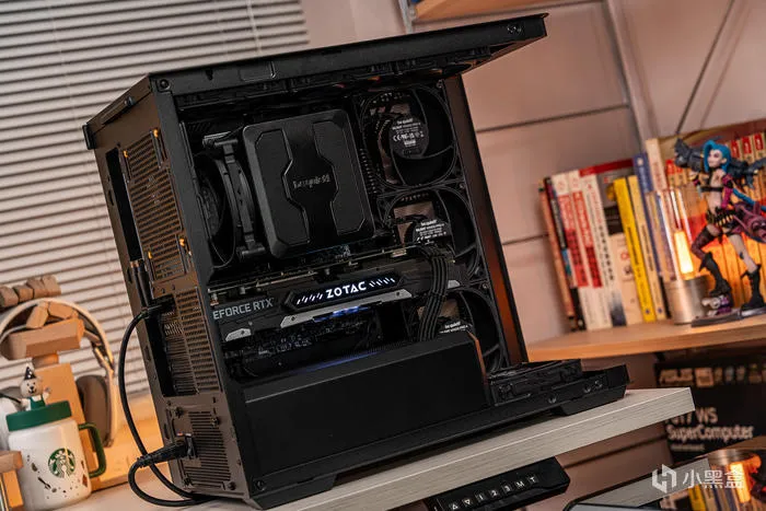 酷黑小爽——DARK ROCK PRO5+迫击炮2+索泰4060TI+乔思伯D300装机