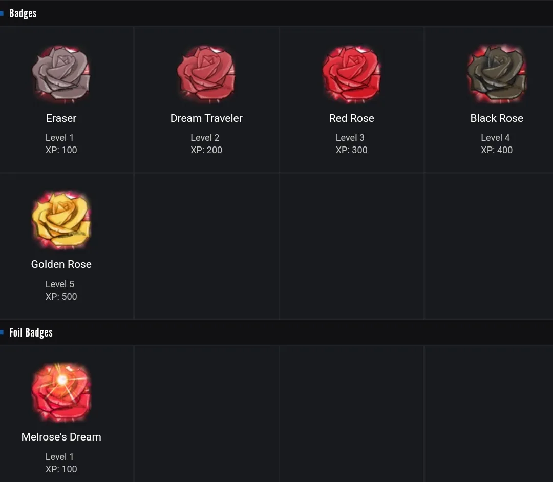 Steam徽章推荐第十五弹 花卉篇