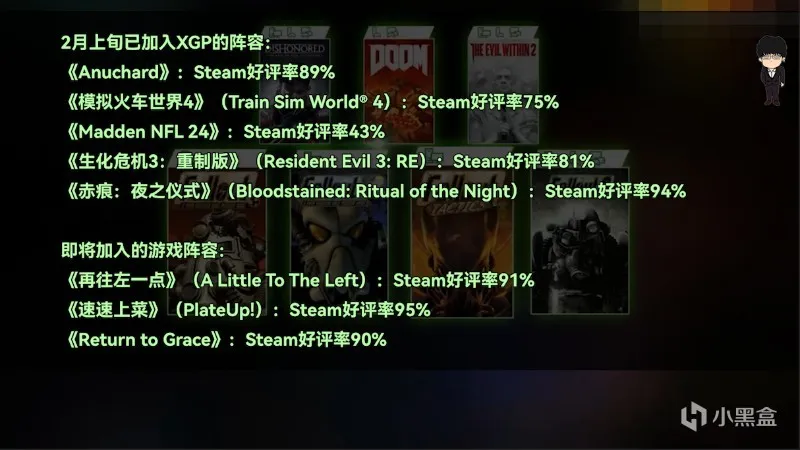 龙之信条2锁帧谣言被破；森林之子正式版；2月XGP生化3重制版加入