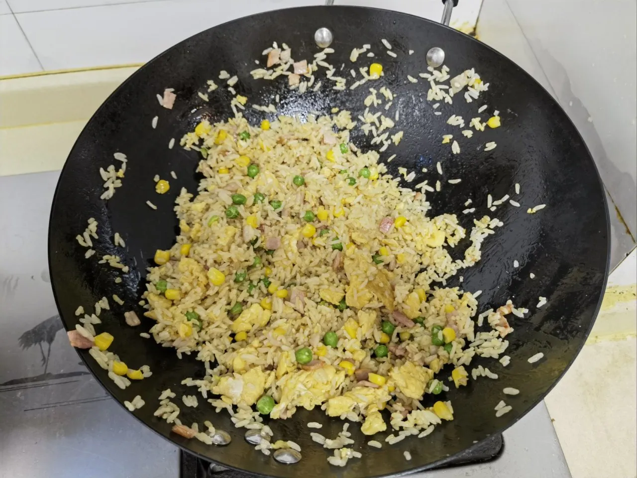 【一人食】#42   培根蛋炒饭