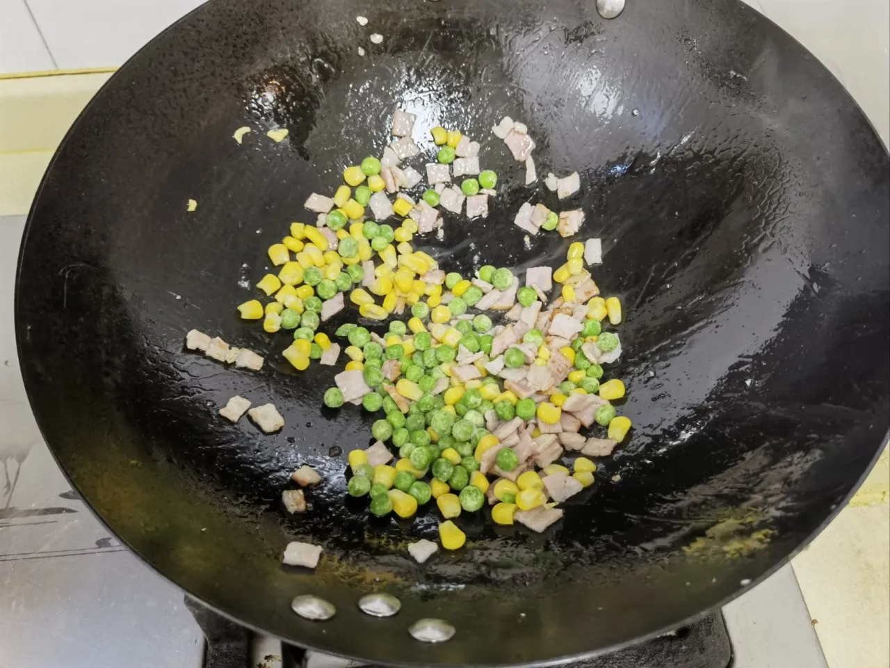 【一人食】#42   培根蛋炒饭