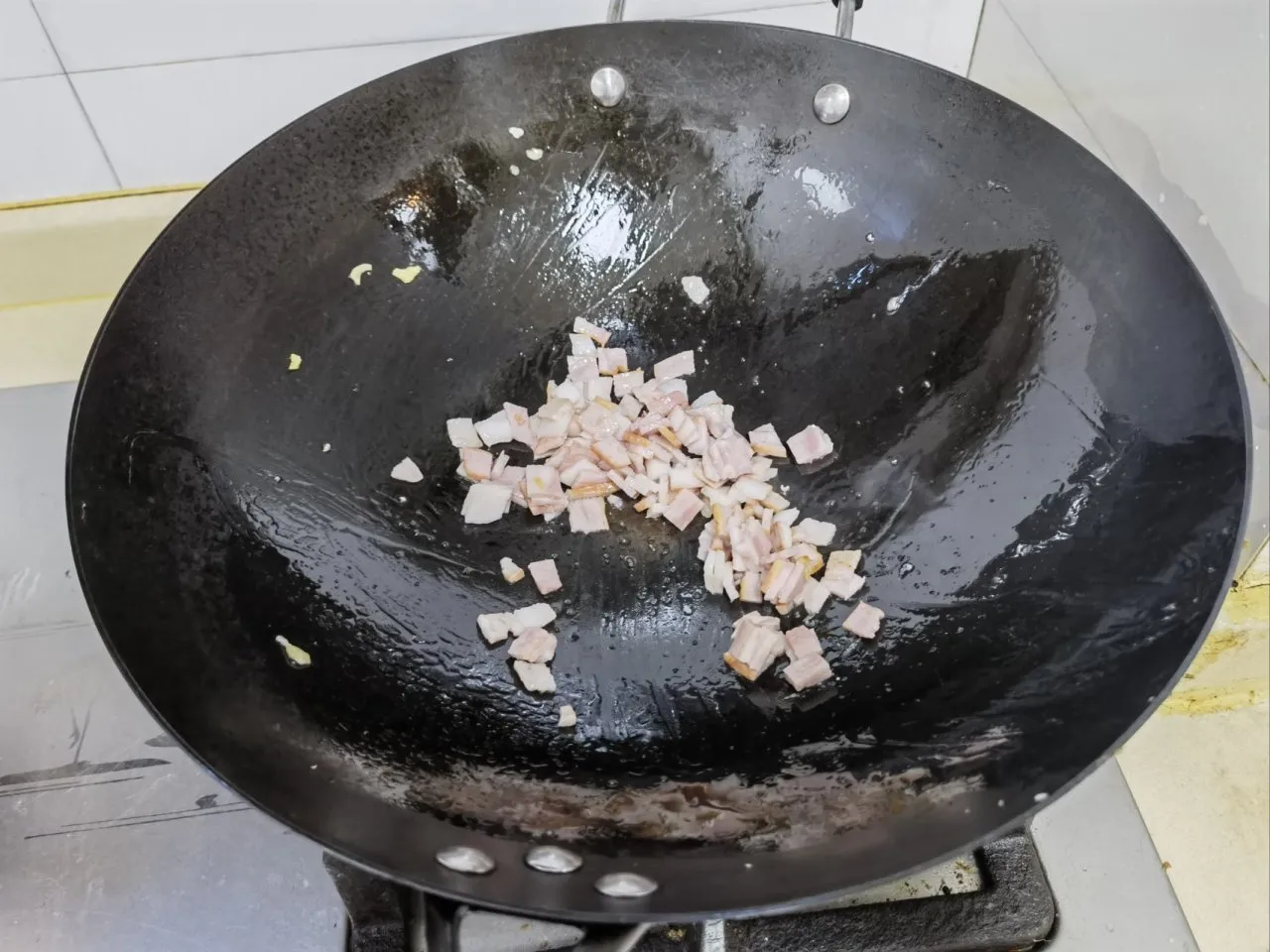 【一人食】#42   培根蛋炒饭