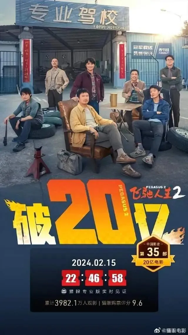 沈腾或将凭《飞驰人生2》冲刺内地影星票房第一！仅差13亿票房