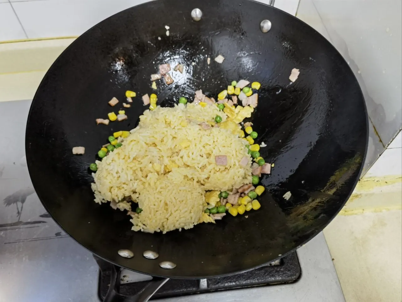 【一人食】#42   培根蛋炒饭
