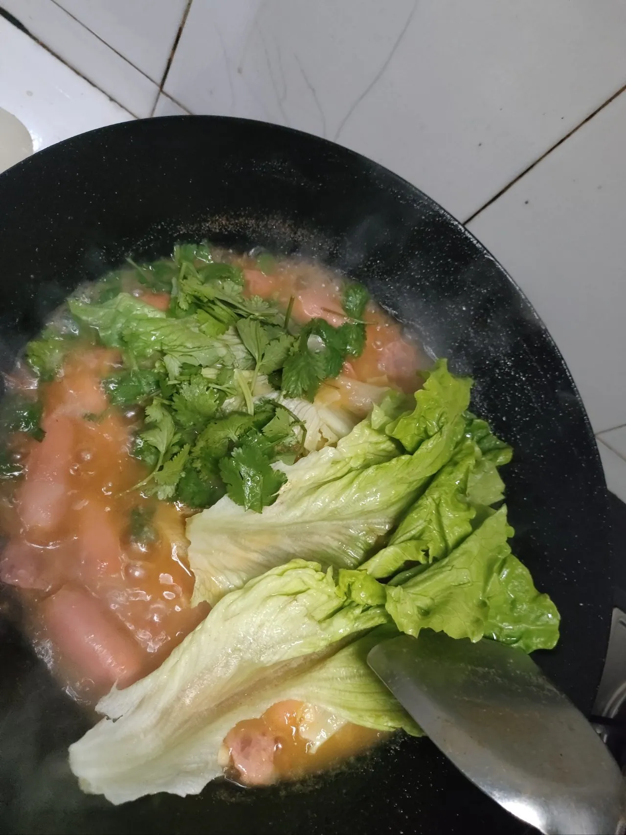 【小厨房】超简单超好吃的火锅番茄锅汤底！