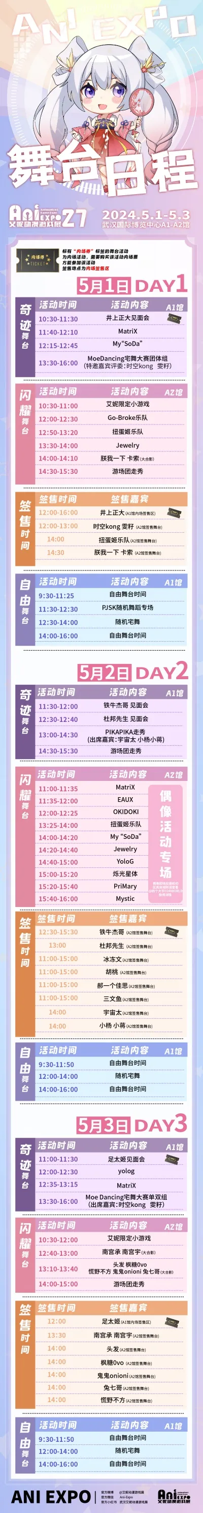 五一第27届武汉艾妮动漫游戏展终宣情报之逛展全攻略