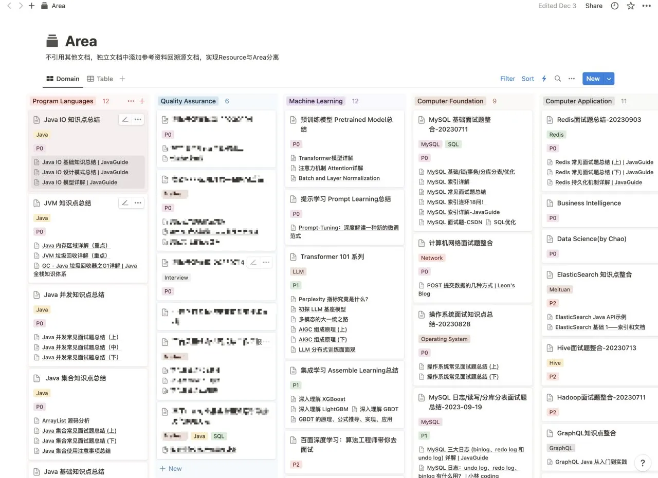 notion知识库重构思考