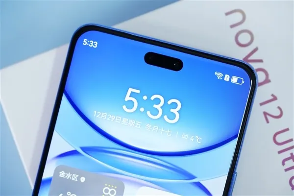四边微曲直屏！华为nova 12 Ultra 12号色图赏