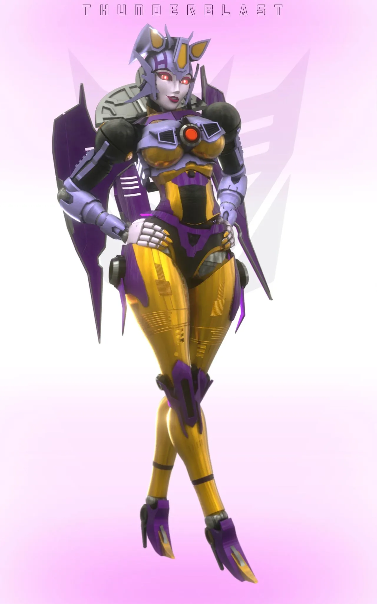 变形金刚女性角色插画合集，大黄蜂也变成了女性