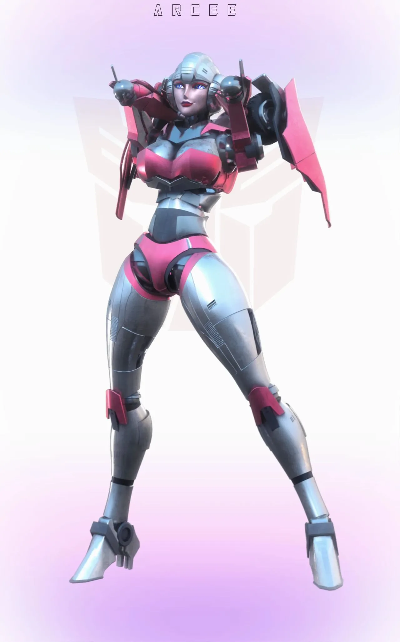 变形金刚女性角色插画合集，大黄蜂也变成了女性