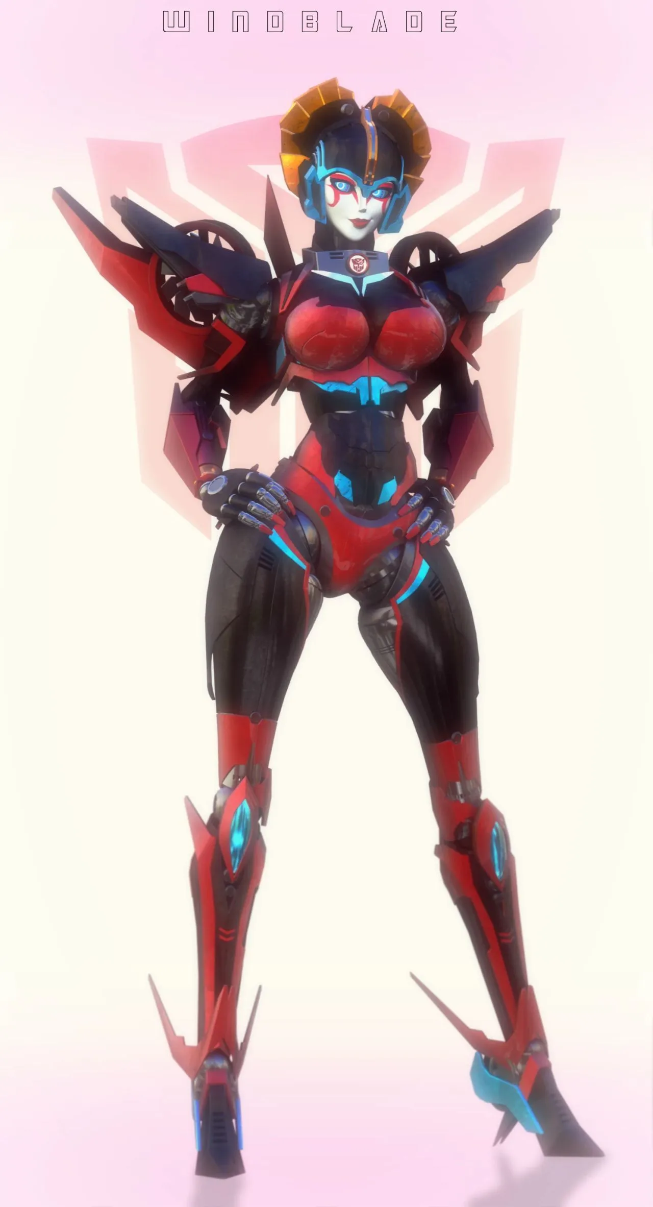 变形金刚女性角色插画合集，大黄蜂也变成了女性