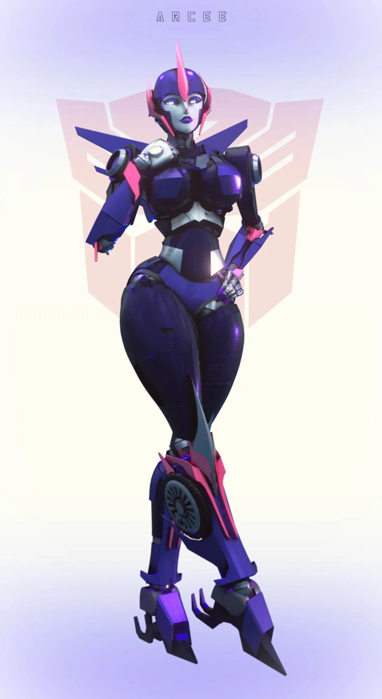 变形金刚女性角色插画合集，大黄蜂也变成了女性