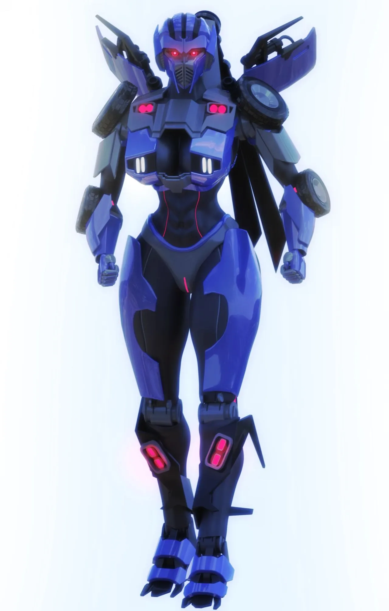 变形金刚女性角色插画合集，大黄蜂也变成了女性