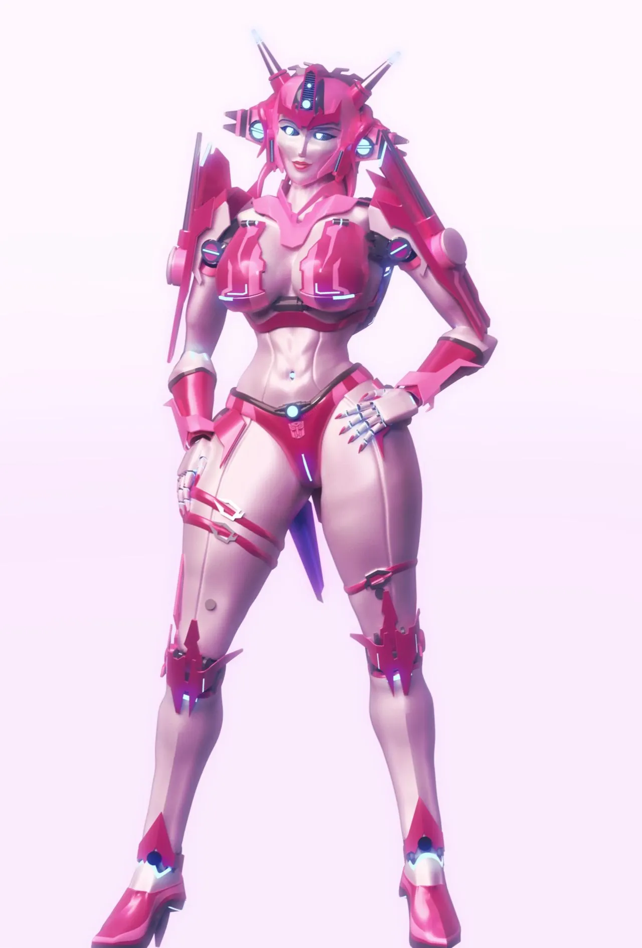 变形金刚女性角色插画合集，大黄蜂也变成了女性