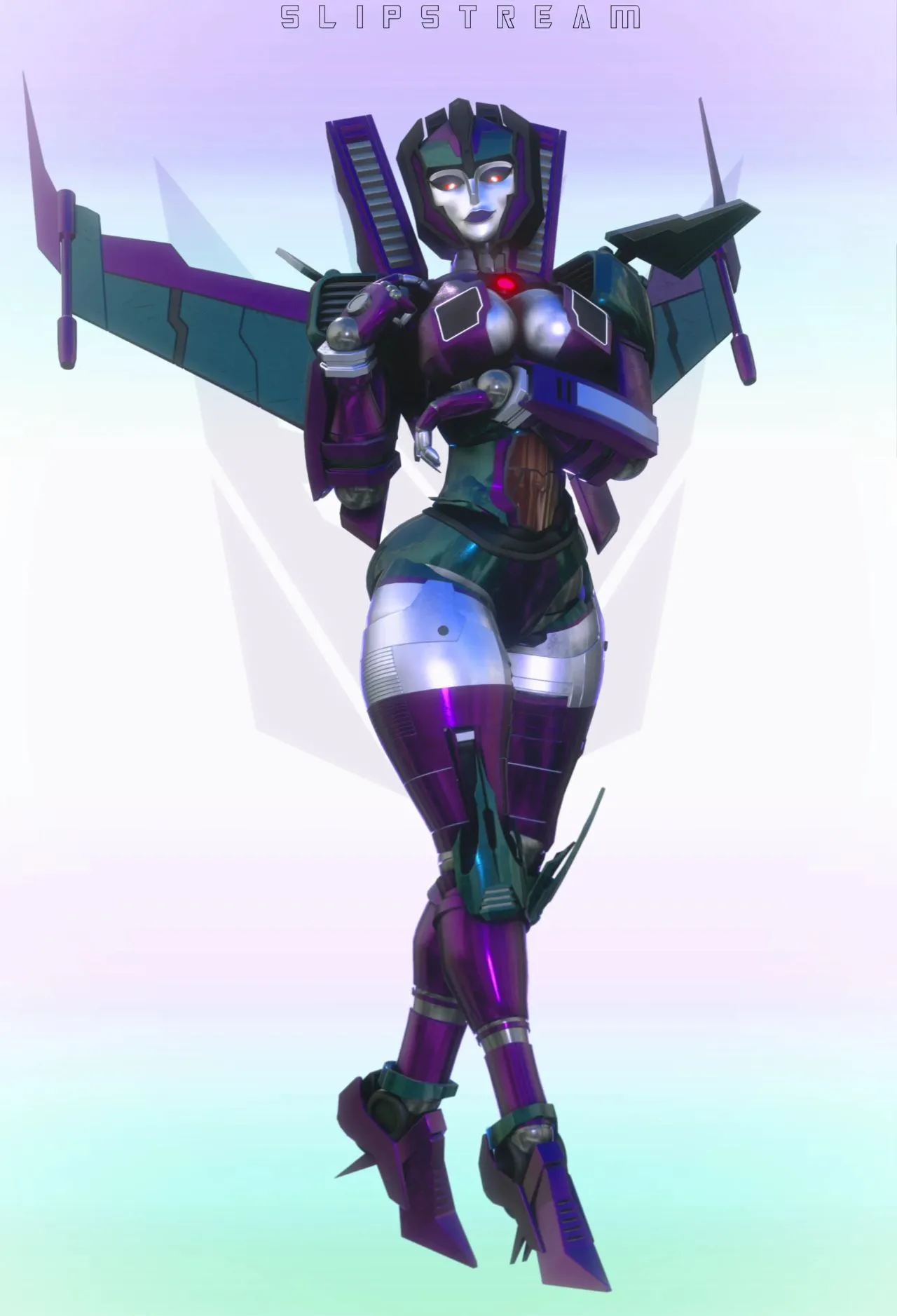 变形金刚女性角色插画合集，大黄蜂也变成了女性