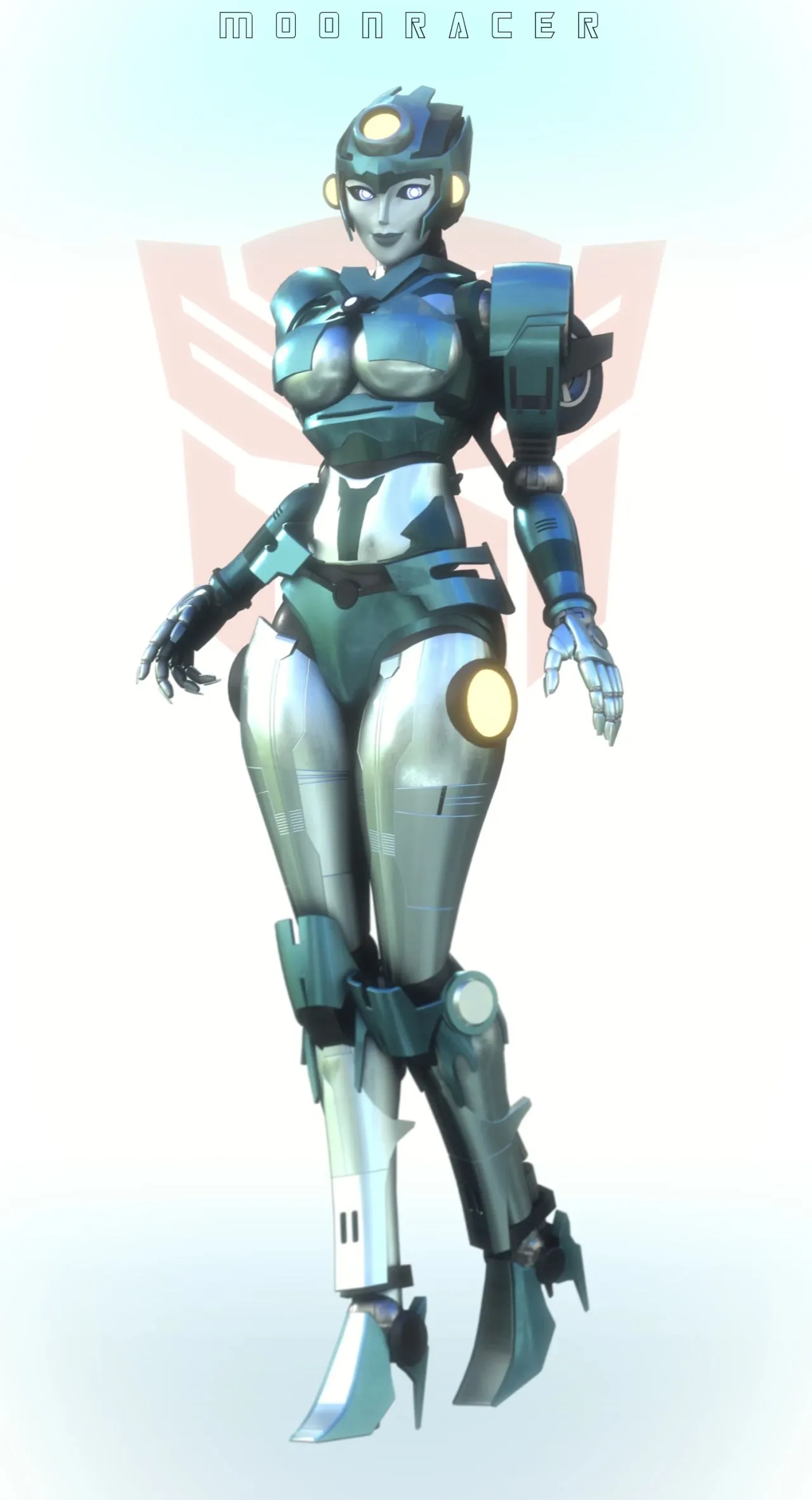 变形金刚女性角色插画合集，大黄蜂也变成了女性