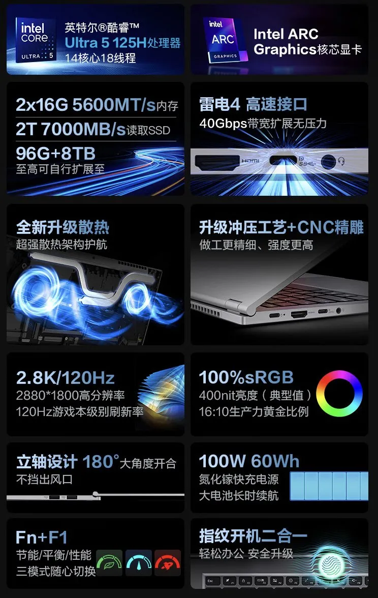 机械革命无界14 Pro笔记本开售：Ultra 5 125H，3999 元起