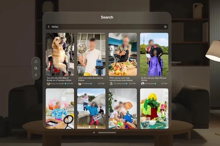 TikTok 原生应用登陆苹果 Vision Pro 头显