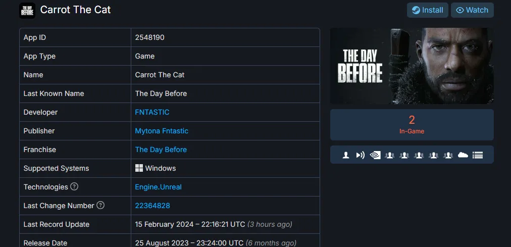 假冒《浩劫前夕》游戏突然上架Steam