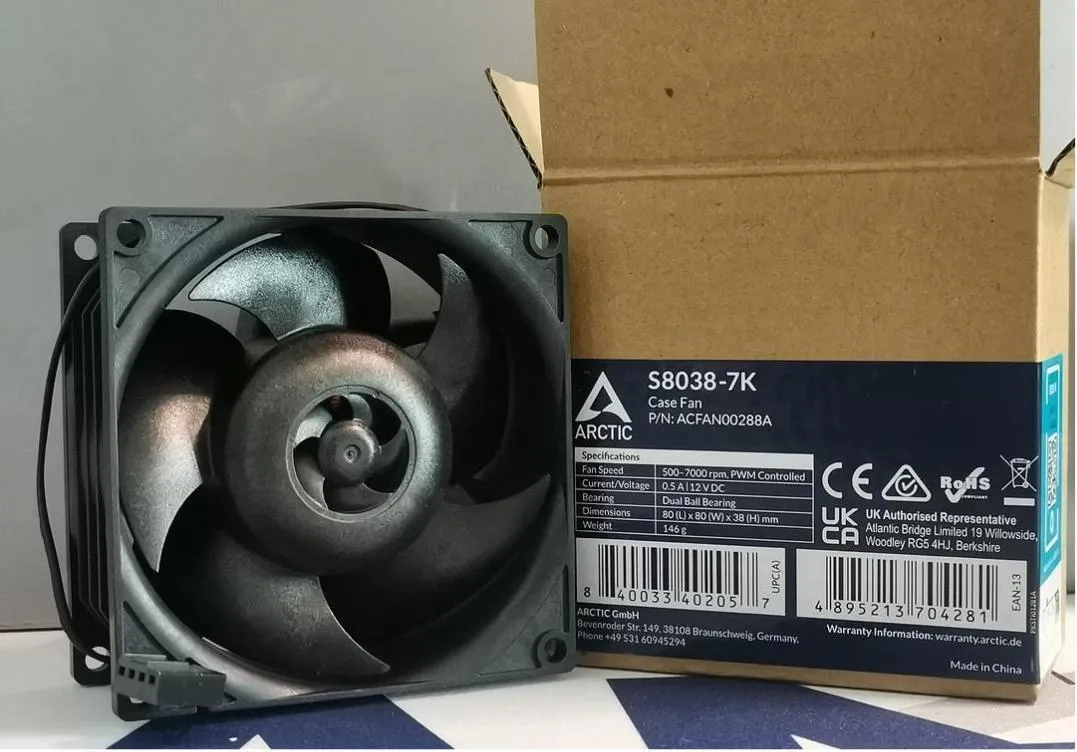 滚珠轴承的狂欢：Arctic高性能风扇拆解