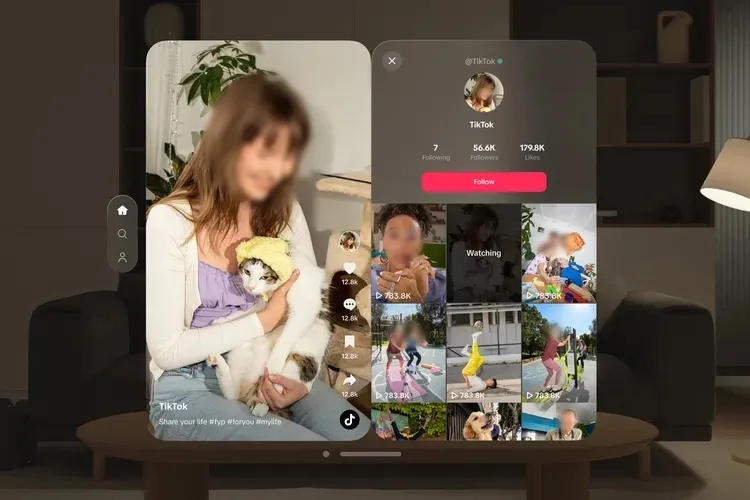 TikTok 原生应用登陆苹果 Vision Pro 头显