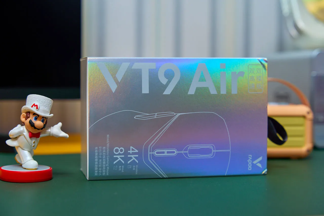 无线电竞鼠标有多卷？雷柏为中小手型再上新旗舰，VT9Air新王来袭