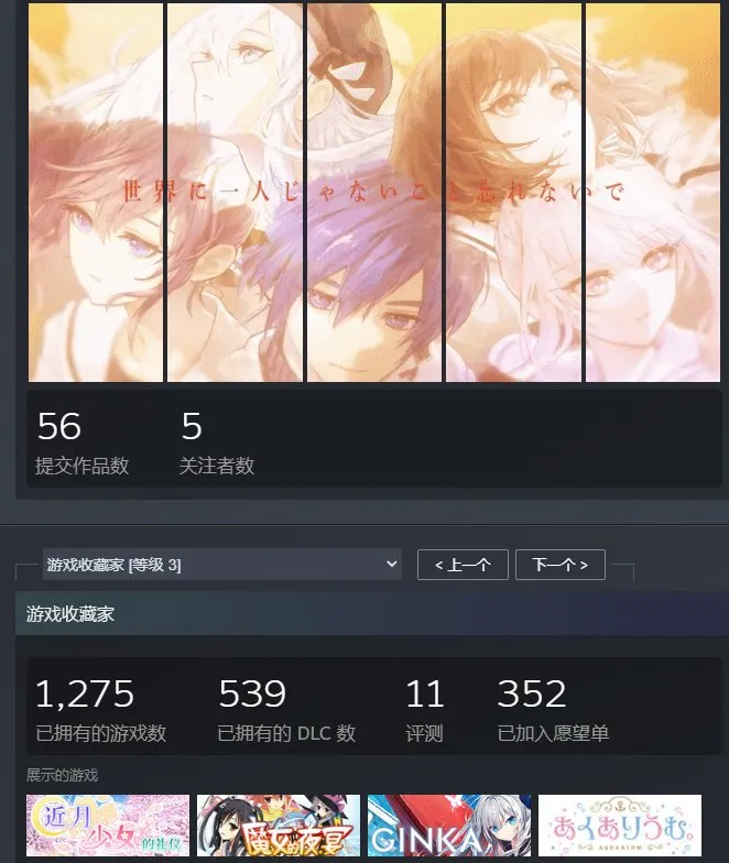 steam个人资料动态展柜制作教程