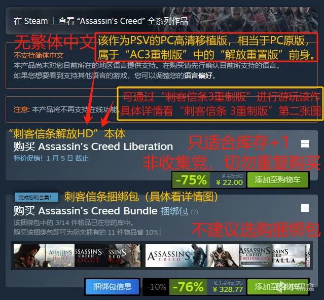 游戏购买指南系列——刺客信条系列
