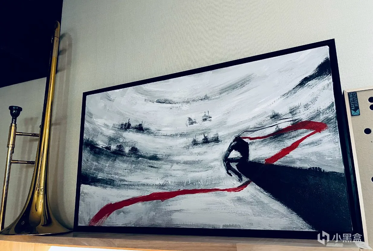 《黑神话悟空》音乐总监，玩梗分享大闹天宫场景画作！