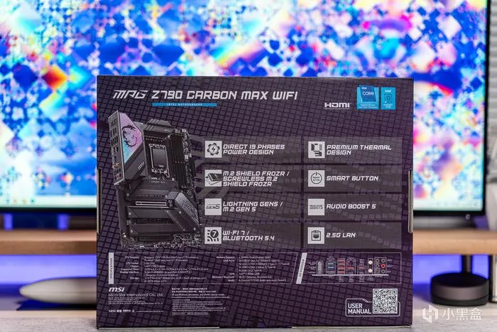 经典暗黑碳纤纹二代目——微星Z790第二代CARBON暗黑主板开箱测评