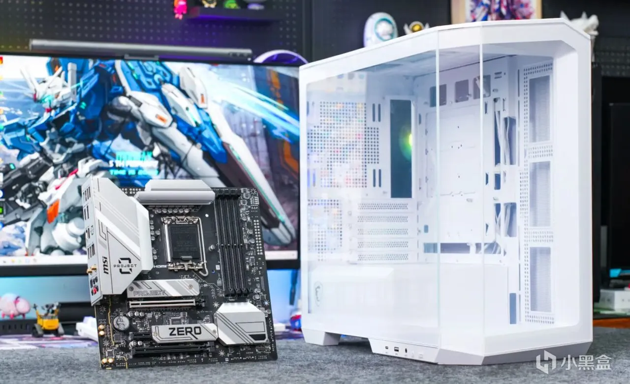 背插+纯白的战术信仰！微星B760M PROJECT ZERO+白刃机箱装机实测