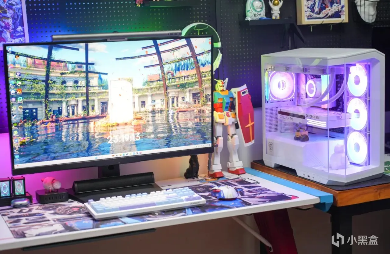 背插+纯白的战术信仰！微星B760M PROJECT ZERO+白刃机箱装机实测