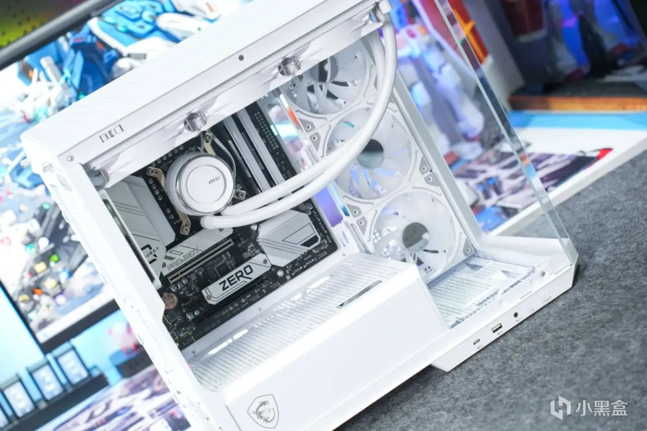 背插+纯白的战术信仰！微星B760M PROJECT ZERO+白刃机箱装机实测
