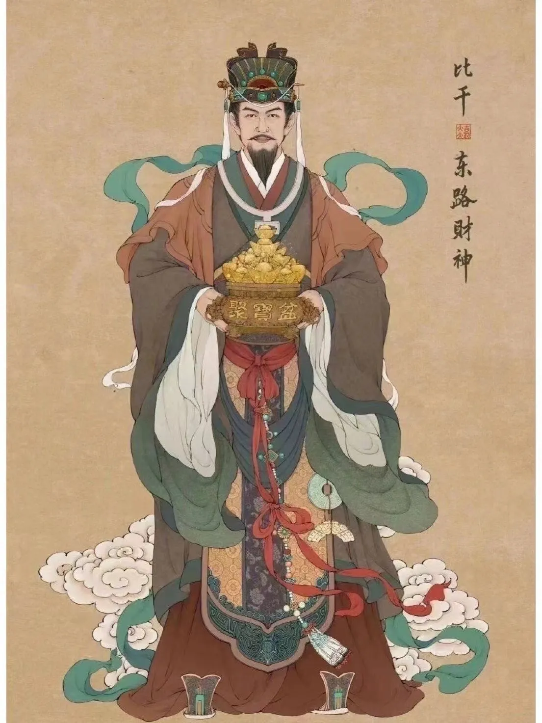 年初五，迎五路财神！