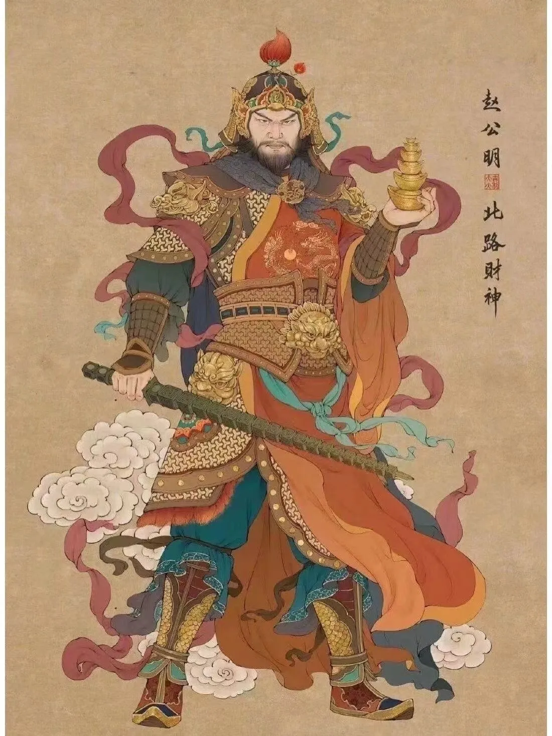 年初五，迎五路财神！