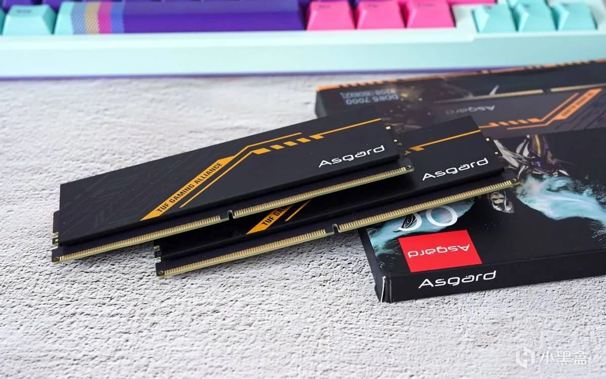 2024，高频内存真要普及！阿斯加特TUF联名DDR5 7000内存套装实测
