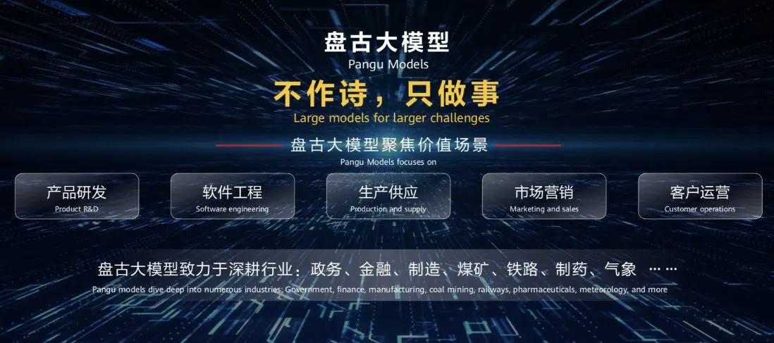 华为盘古大模型解读，专注“小模型”工业落地！