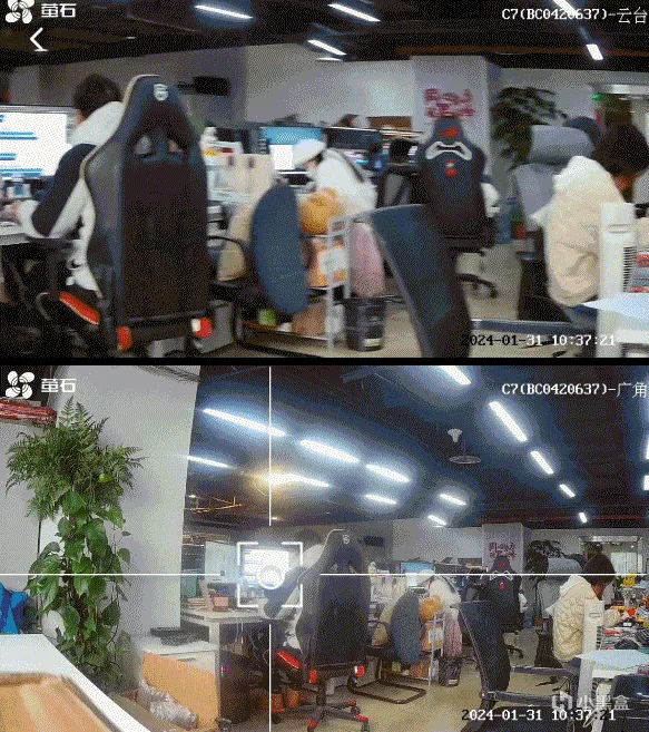 双镜头全景看护 萤石C7室内云台摄像机双摄AI版实测体验